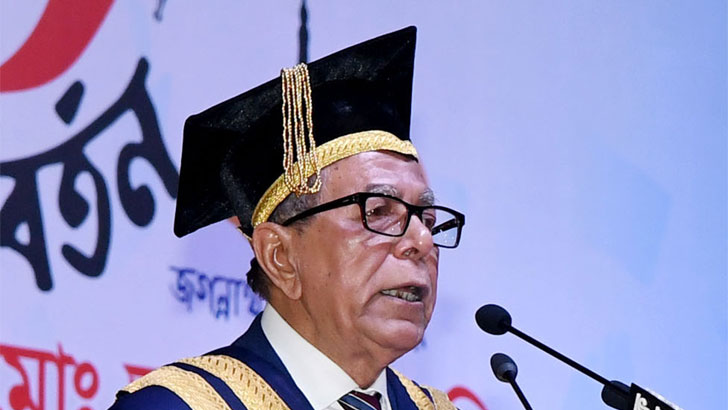 বিশ্ববিদ্যালয় শিক্ষকরা চাকরিকে ঢাল হিসাবে ব্যবহার করেন:রাষ্ট্রপতি