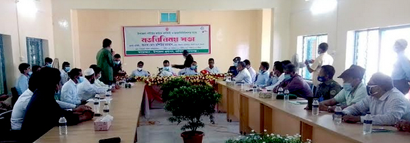 ধর্মপাশায় কর্মকর্তা ও জনপ্রতিনিধিগনের সাথে মতবিনিময় করেন সিলেট বিভাগীয় কমিশনার