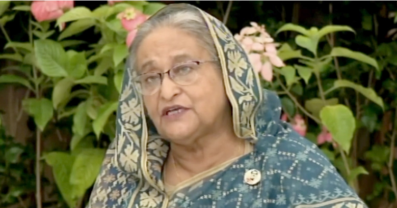 বঙ্গবন্ধু রেলসেতুর ভিত্তি স্থাপন করলেন প্রধানমন্ত্রী