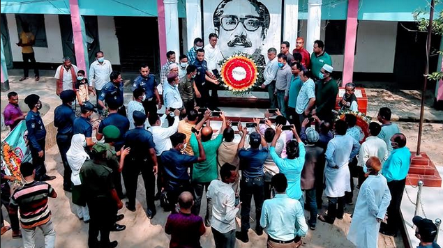 ধর্মপাশায় বঙ্গবন্ধুর জন্মশত বার্ষিকী উপলক্ষে উপজেলা প্রশাসন ও দলীয় কর্মসূচি
