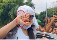 পরীমনির হাতে মেহেদী দিয়ে লেখা ‘ডোন্ট লাভ মি বিচ’, কার উদ্দেশে এ বার্তা?