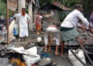 ভোলায় আগুনে পুড়ে ১০ দোকান ভস্মীভূত