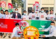 বিজয় দিবসে ভোলা ওয়ালটন প্লাজার শ্রদ্ধা নিবেদন
