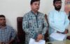 ধর্মপাশায় আ.লীগ নেতা সংসদ নির্বাচনে প্রার্থীতা ঘোষনায় সংবাদ সম্মেলন