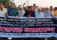 টাঙ্গাইলের মধুপুরে বিক্ষোভ মিছিল ও সমাবেশ অনুষ্ঠিত