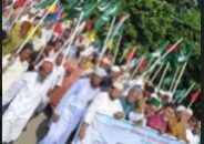 ঈদে মিল্লাদুন্নবী উপলক্ষ্যে ধর্মপাশায় তরিকত ঐক্য পরিষদের বর্ণ্যাঢ্য র‌্যালি
