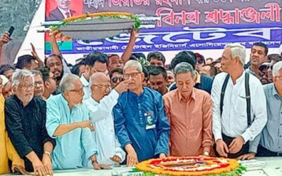 বিএনপিরনেতাদের কারাগারে পাঠিয়ে আন্দোলন দমাতে চায় সরকার-ফখরুল