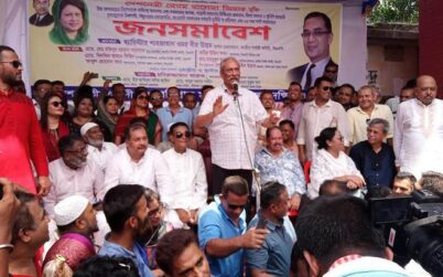 বিএনপির বরিশাল সমাবেশে  সরকারের জনগণের ওপর আস্থা থাকে,ভয় কিসের?পদত্যাগ করুন, সংসদ বাতিল করুন-শাহজাহান ওমর