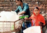 ধর্মপাশায় প্লাস্টিকের বোতল কুড়িয়ে চলে সেন্টু দম্পতির সংসার, মাথা গোঁজার ঠাঁই চায় তাঁরা