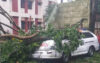 বরিশাল হিজলায় ঝড়ের তান্ডবে বাড়িঘর গাছপালা বিধ্বস্ত