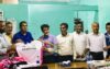 উজিরপুরে জাগ্রত অগ্রপথিকের উদ্যোগে হস্তিশুন্ড এইচ এম মাধ্যমিক বিদ্যালয়ে খেলার জার্সি বিতরন