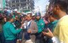 বরিশাল জেলা বিএনপির লিফলেট বিতরণকালে পুলিশের লাঠিচার্জ আটক-৯