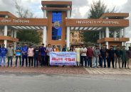 বিরোধপূর্ণ বাড়ি দখল নিয়ে বরিশাল বিশ্ববিদ্যালয় ও বিএম কলেজ শিক্ষার্থীদের পাল্টাপাল্টি কর্মসূচি