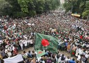 এক মাস পূর্তি উপলক্ষে ছাত্র-জনতার ‘শহিদি মার্চ’ শুরু