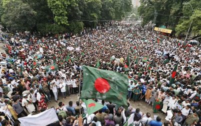 এক মাস পূর্তি উপলক্ষে ছাত্র-জনতার ‘শহিদি মার্চ’ শুরু