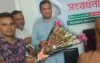 বাংলাদেশ প্রেসক্লাবের মঠবাড়িয়া শাখার সংবর্ধনা অনুষ্ঠান