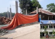 উজিরপুরে সাতলা উচ্চ মাধ্যমিক বিদ‍্যালয়ের কোটি টাকার জমি দখল করে স্থাপনা নির্মান।