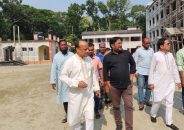 চন্দ্রমোহনে এলজিইডির বিভিন্ন প্রকল্পের কাজ পরিদর্শনে নির্বাহী প্রকৌশলী