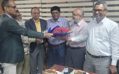 আই আর আই ডিপি-৩ প্রকল্পের প্রকৌশলী জাকির হোসেনের বিদায় সংবর্ধনা