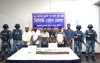 বরিশালের হিজলায় মেঘনা নদীতে অবৈধভাবে বালু উত্তোলনকালে ৫৩ টি ড্রেজার, ৩৬ টি বাল্কহেড এবং প্রায় ১ কোটি ১৩ লক্ষ নগদ টাকা সহ ৬ জন দুষ্কৃতিকারীকে আটক করেছে কোস্ট গার্ড