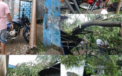 চট্টগ্রাম এর দ্বীপ উপজেলা সন্দ্বীপে টর্নেডোর তাণ্ডব: ক্ষতিগ্রস্ত দোকান, বসতঘর, গাছ ও বিদ্যুৎ খুঁটি