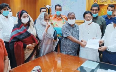 বরিশাল, ভাঙ্গা-কুয়াকাটা ছয়লেন মহাসড়কের দাবিতে স্মারকলিপি