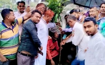 বরগুনায় জিয়াউর রহমানের শাহাদাৎ বার্ষিকী উপলক্ষে মাস ব্যাপী বৃক্ষরোপন কর্মসূচির  উদ্বোধন করা হয়
