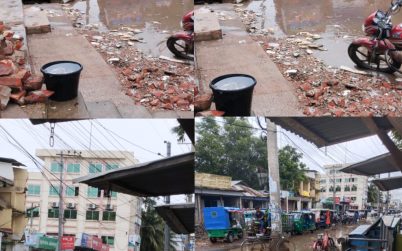 চট্টগ্রাম এর সন্দ্বীপে প্রধান সড়কের বেহাল দশা:খানাখন্দে ভরা রাস্তায় চরম ভোগান্তি