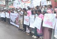 বরিশাল ইঞ্জিনিয়ারিং কলেজের শিক্ষার্থীদের এক দফা দাবিতে বিক্ষোভ