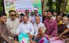 শারদীয় দূর্গাপূজা উপলক্ষে বরিশালে শাড়ি উপহার বিতরণ